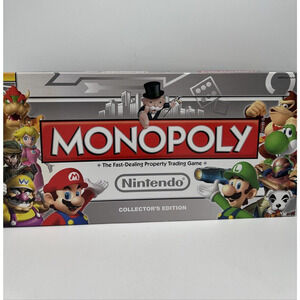 Monopoly Nintendo Collector's Edition Super Mario Game 2010 Complete Excellent